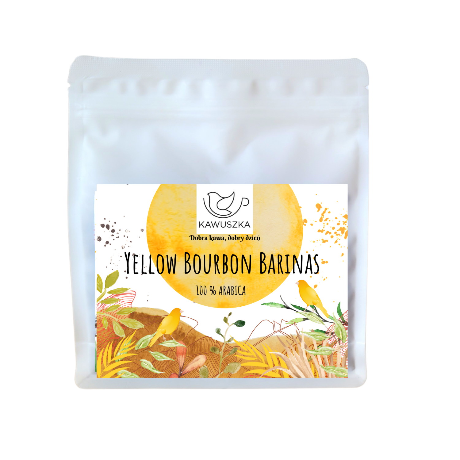 Kawa ziarnista Brazylia Yellow Bourbon Barinas 100% Arabica from Palarnia kawy Kawuszka